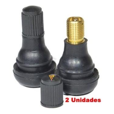 Imagem de  Bico Válvula Roda De Liga Leve Para Motos Pneu Sem Câmara todas monta