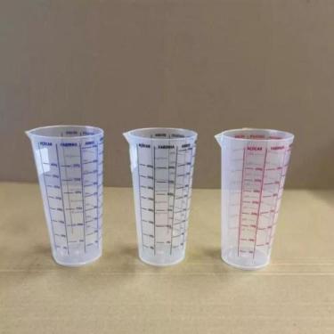 Imagem de Copo medidor graduado 500ml plástico para cozinha medição de ingredien