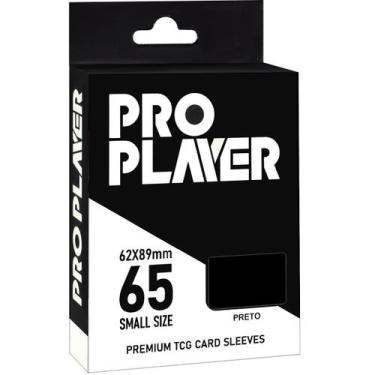 Imagem de Sleeves Small Premium Para Cartas Yugioh 65 Shield Pro Player, Preto