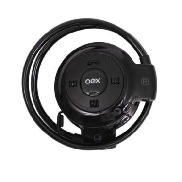 Imagem de Fone De Ouvido Bluetooth Oex Hs308 Spin Esportivo Preto