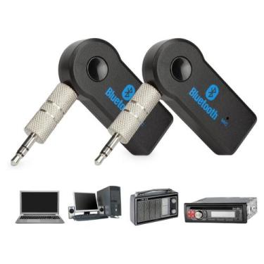 Imagem de Adaptador Receptor Bluetooth Som Automotivo Kit C/ 2 Und - Adapatador 