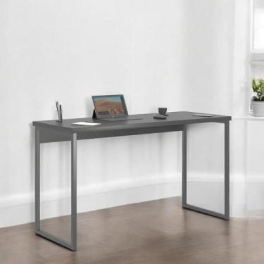 Imagem de Mesa Home Office Escrivaninha Shine 1,36 Preta - Mobiliar Home Shop