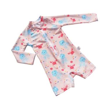 Imagem de Maiô De Secagem Rápida Para Meninos E Meninas EezKoala Com Protetor So