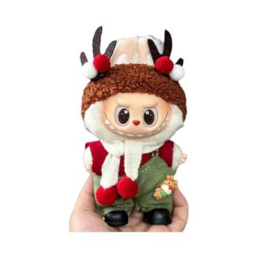 Imagem de Conjunto De Natal Labubu Com Roupa Vermelha Para Bonecas V1 V2 V3 - Pr