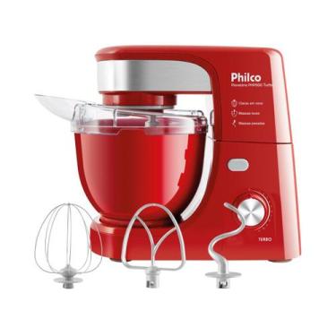 Imagem de Batedeira Philco Vermelha PHP500 Turbo 220V, Vermelho, 220V