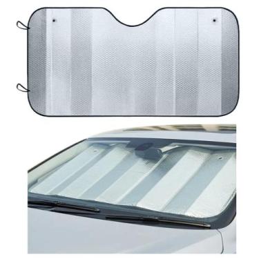 Imagem de Protetor Sola de Parabrisa Quebra Sol UV Dobravel Universal - Zein
