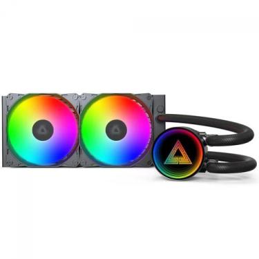Imagem de Water Cooler Montech LightFlow ARGB, 240mm, Intel-AMD, Preto