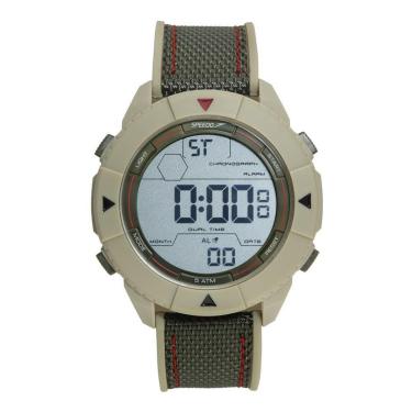 Imagem de Relógio Speedo   0g0evnv Esportivo Digital Cáqui-Masculino