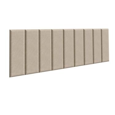 Imagem de Cabeceira Estofada Modular Kit 9 Peças Para Camas Até Casal/queen Imperial Madesa Suede Imperial