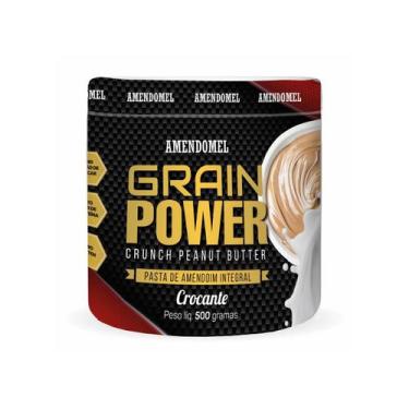 Imagem de Pasta de Amendoim - 500g Integral Crocante - AmendoMel