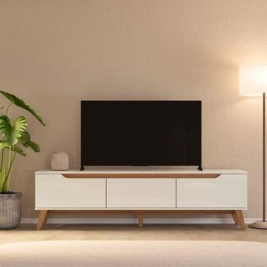 Imagem de Rack para TV até 75 Polegadas MDF 180cm 2 Portas 1 Gaveta Liverpool Ye