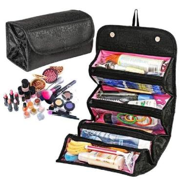 Imagem de Necessaire Viagem Frasqueira Bolsa Maleta Rolinho Organizador Cosmetic