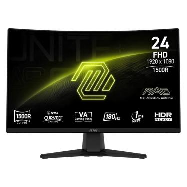 Imagem de Monitor 23.6` MSI Curvo MAG 242C Full HD 180Hz 1ms 1920x1080 - 9S6-3BC31T-004