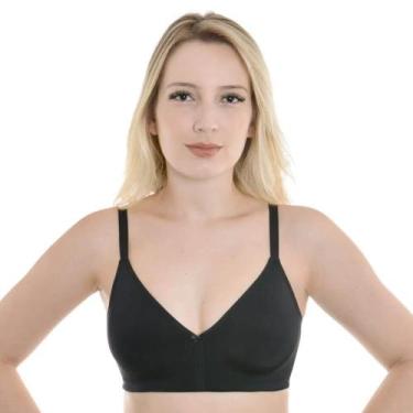 Imagem de Sutiã Sustentação Sem Bojo Vi Lingerie 311614, PRETO, 48