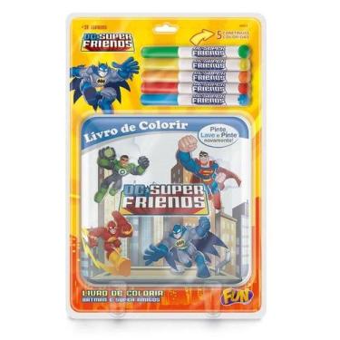 Imagem de Livrinho Pinte E Lave Dc Super Amigos - Fun