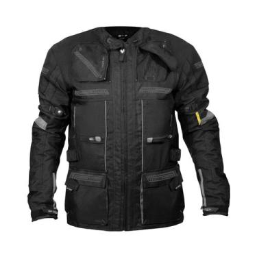 Imagem de Jaqueta GP Tech Explorer Adv Proteções Moto Cor Preto Cinza, M