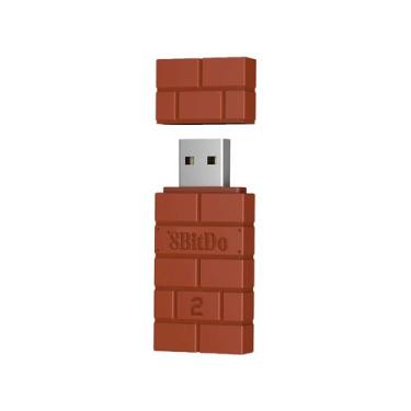 Imagem de Adaptador de controlador 8Bitdo Adaptador 2 USB sem fio para PC