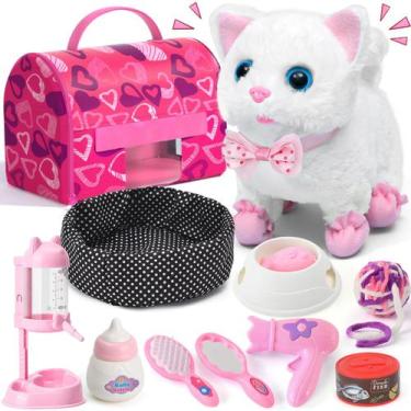 Imagem de Toy Cat Golray Electronic Interactive Plush Walk & Meow