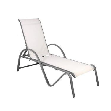 Imagem de Chaise buzios amêndoa tela bege - rivatti
