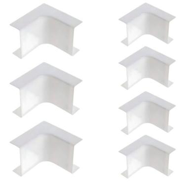 Imagem de Kit 7 Cotovelo Interno 50x20 Mata junta Branco Pial 29903X