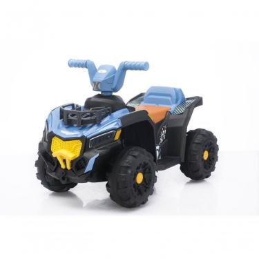 Imagem de Quadriciclo Elétrico Infantil 6V com Bateria Recarregável Rodas Grandes Azul Unitoys