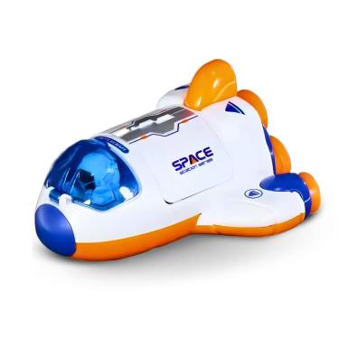 Imagem de Brinquedo Infantil Educativo Nave Espacial com Fricção Criativo em Plástico e Borracha Utibom