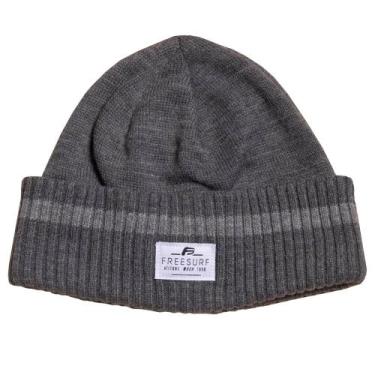 Imagem de Gorro Freesurf Road Preto Mescla, Único, Cinza