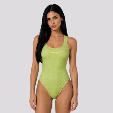 Imagem de Maiô Fila Australia Print I Feminino Verde, P