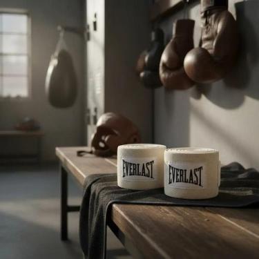Imagem de Atadura Elastica Boxe Everlast Classic 2,74m 108 Polegadas Par