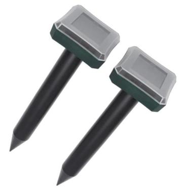 Imagem de Repelente Solar Ultrassonico Kit 2 Uni Espanta Escorpiao Cobra Rato Ro
