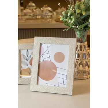 Imagem de Porta-Retrato Wolff Grezzo 15cm x 20cm Bege Mdf