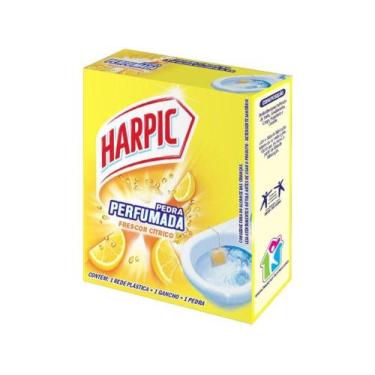 Imagem de Pedra Sanitária Harpic Aroma Plus Citrus - 25g
