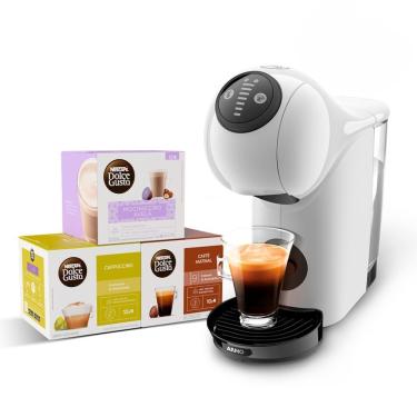 Imagem de Kit Cafeteira de Cápsulas Dolce Gusto Genio S Basic Branca com 30 Unidades 110V