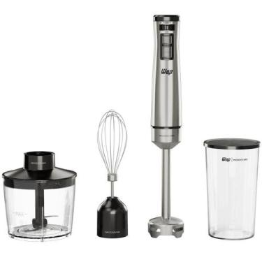 Imagem de Mixer 3 Em 1 WM1 Processador Portátil Inox com Batedor de Claras - Wap