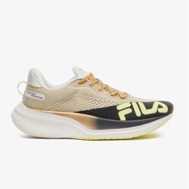 Imagem de Tenis Speedzone Fila Masculino Corrida Original - 41, Dourado, Preto, 