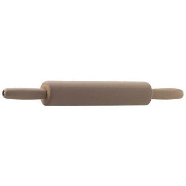 Imagem de Rolo com Cabo Giratório Madeira para Massa 40 cm - 32030840 - Eppicoti