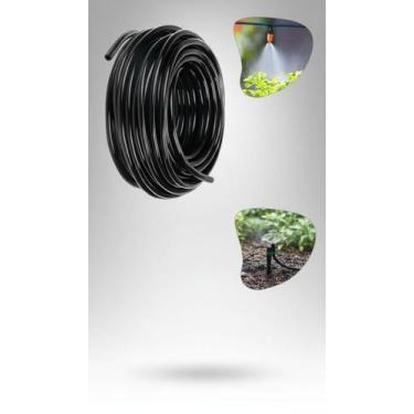 Imagem de Microtubo Irrigação 6mm x 4mm 30m Preto - Congratulations Store