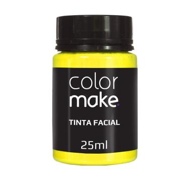 Imagem de Tinta Facial Liquida Pote 25 ml Amarelo - Color Make