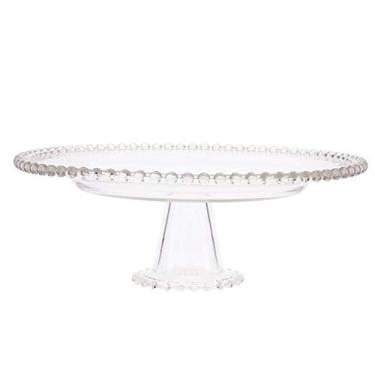Imagem de Prato para Bolo com Pé em Vidro, 32 Cm, Casambiente