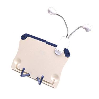Imagem de KKcare Suporte para partituras dobráveis para leitura de livros suporte para documentos com luz de encaixe