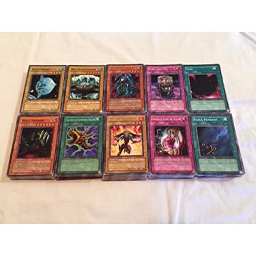 Imagem de 500 cartões Yugioh sortidos, incluindo cartões raros, ultra raros e holográficos
