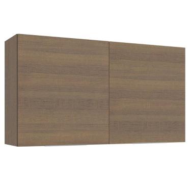 Imagem de Armário Aéreo Madesa Stella 120 cm 2 Portas - Rustic
