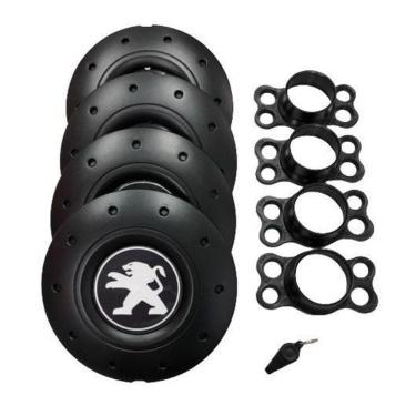 Imagem de Calotas Miollo Peugeot 206 Aro 14 2001/08 Amarok Preto