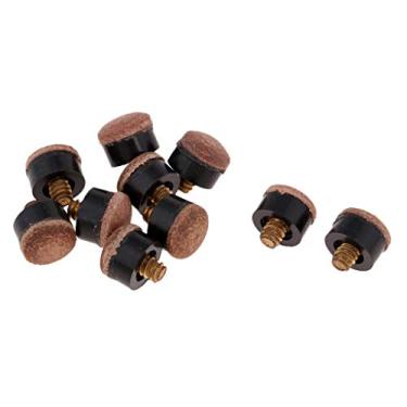 Imagem de LoveinDIY Pacote com 10 parafusos nas pontas duras marrons em 10/11/13 mm para substituição da ponta de piscina - 11 mm