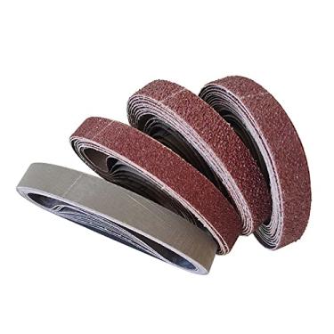 Imagem de Cintos de lixamento de 340mm * 18mm P36 - P2500 Faixa de tela de lixamento abrasivo para madeira Metal macio Moagem de polimento Cinto de lixadeira de areia 1/3pcs,240,3pcs
