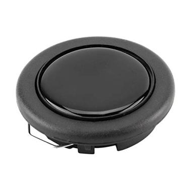 Imagem de Para botão de buzina de volante Senyar botão de buzina de volante, metal modificado plástico botão de buzina de volante de carro universal preto substituição