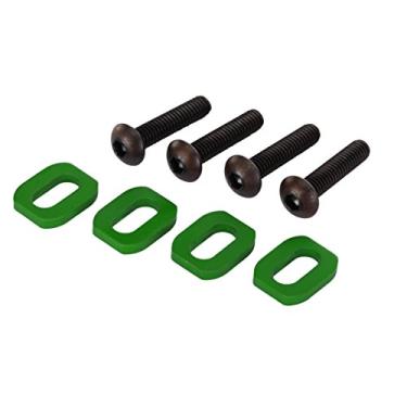 Imagem de Traxxas Veículo arruelas de montagem de motor de alumínio anodizado verde