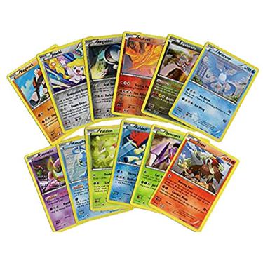 Imagem de Pokémon - Lote de 12 Cartas de Coleção Lendárias e Míticas - Inclui Raras e Holográficas