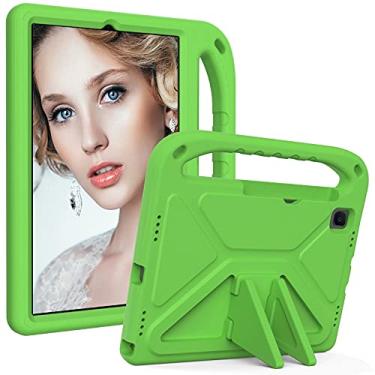 Imagem de Capa do caso da tabuleta. Para Samsung Galaxy Tab S6 Lite 10.4 2020 SM-P610 / P615 Caso da tabuleta Crianças Captura protetora à prova de choque com suporte leve e durável de rotação, alça de ombro