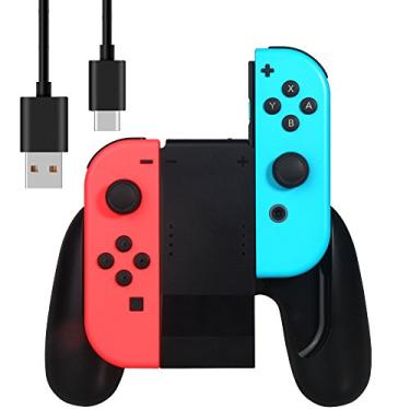 Estação organizadora de jogos Switch com carregador controlador, base de  carregamento para Nintendo Switch e Joycons OLED, armazenamento e  organizador